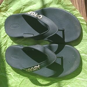 OAKLEY B1B FLIP FLOP FLIP FLOP - Blackout Size 10 Men’s